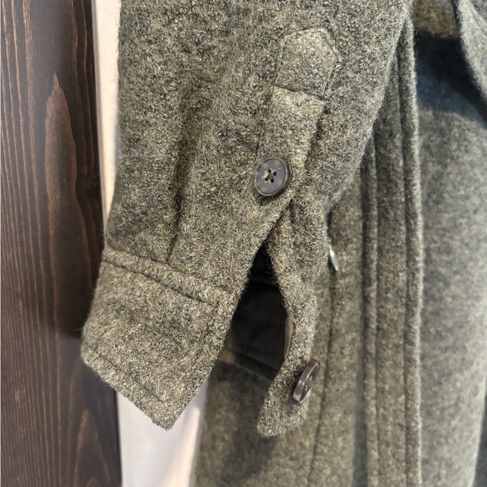 Frank & Oak Olive Green Wool Jacket - Picture 4 of 5